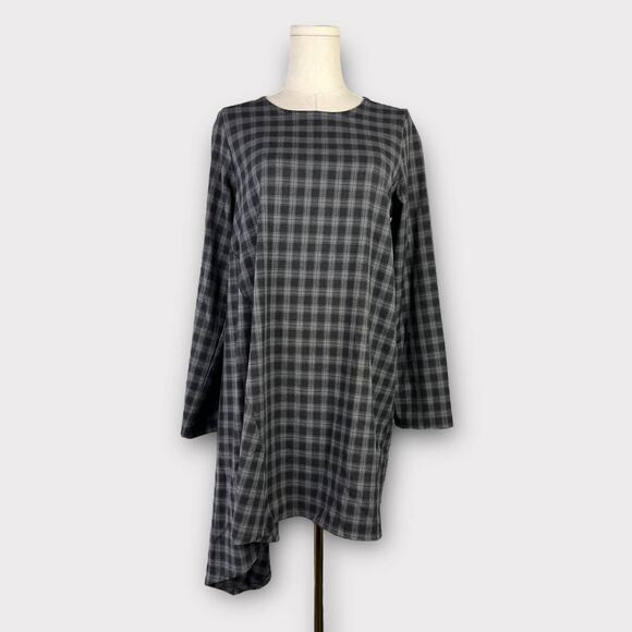Bryn Walker Sway Plaid Lagenlook Tunic Size Small - Picture 1 of 6
